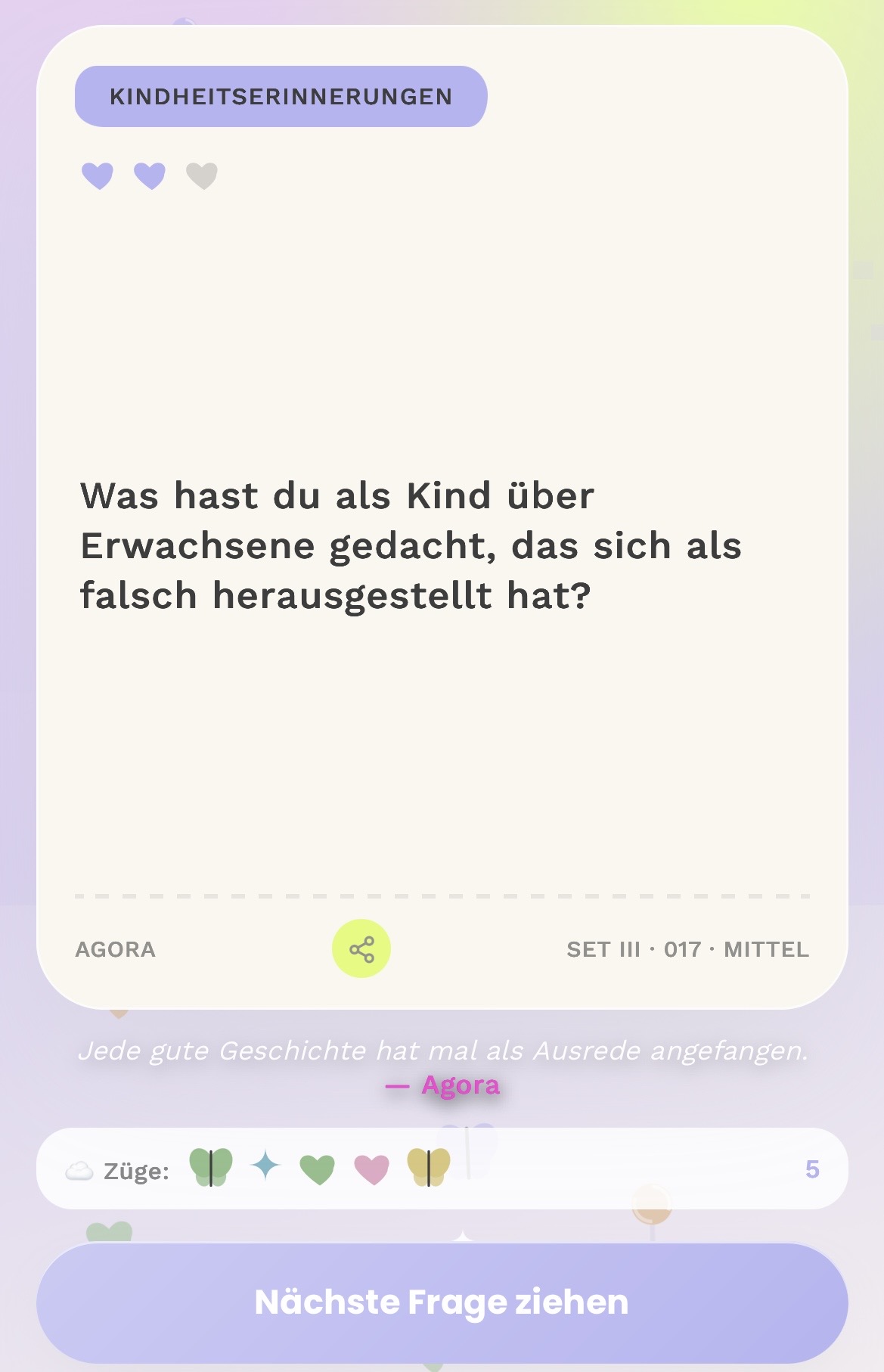 Vorschau des ausgewählten Projekts